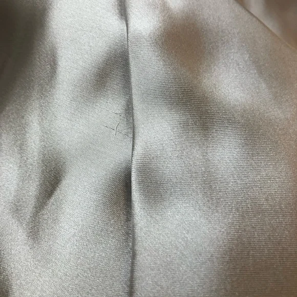 Zara silver Satin Slip Dress | Holiday | Metallic NWT - Picture 9 of 12
